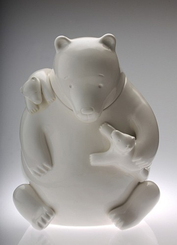 Mama Bear Cookie Jar by Tom Otterness