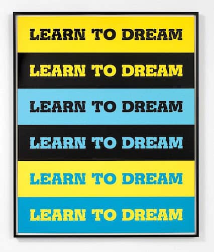 Learn to Dream by John Baldessari