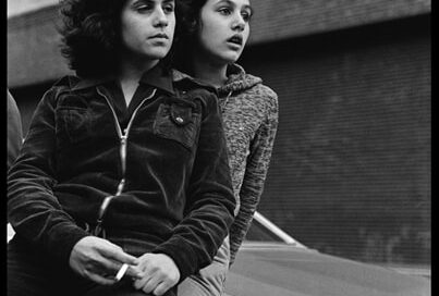 Pebbles and JoJo on Baxter Street by Susan Meiselas