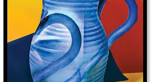 Blue Pitcher by Daniel Gordon