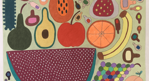 Fruit and Meatball Toes by Raquel Albarran